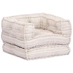 vidaXL Modularna sofa od tkanine svjetlosiva