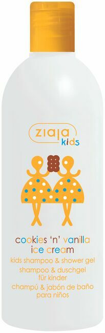 Ziaja Kids šampon &amp; gel za tuširanje s mirisom sladoleda od vanilije i kolačića 400ml