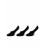 Set od 3 para muških niskih čarapa Vans Classic No Show VN000F10BLK1 Black