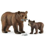 Schleich Grizzly medvjed s mladunčetom
