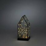 Konstsmide 1817-870 LED lampion zvijezde jantar LED crna s prekidačem, timer