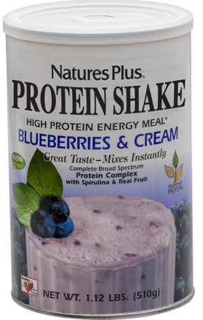 Nature's Plus Protein Shake Blueberries &amp; Cream - 510 g