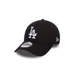 New Era - Kapa League Essential La Dodgers - crna. Kapa s šiltom u stilu baseball iz kolekcije New Era. Model izrađen od glatkog materijala s umecima.