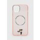 Etui za telefon Karl Lagerfeld iPhone 14 Plus 6,7'' boja: ružičasta - roza. Etui za telefon iz kolekcije Karl Lagerfeld. Model izrađen od sintetičkog materijala. Model se lako čisti i održava.