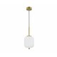NOVA LUCE 9624065 | Lato Nova Luce visilice svjetiljka s mogućnošću skraćivanja kabla 1x E14 antik bakar, crno, opal