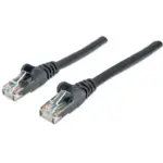 itn-342032 - Intellinet Cat6, CCA, U/UTP, PVC, RJ45, 0.5m, crni, 342032 - 342032
