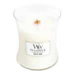 Woodwick mirisna svijeća Bijela tikovina, 275 g