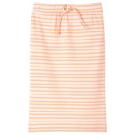 vidaXL Dječja ravna suknja s prugama fluorescentno narančasta 116