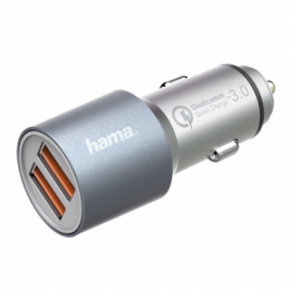 Hama 2xUSB Qualcomm Quick Charge 3.0 auto punjač