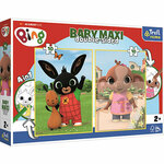 Bing i prijatelji dvostrana 4u1 Baby Maxi puzzle 2x10kom - Trefl