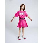 DKNY Haljina za svaki dan D32865 S Ružičasta Regular Fit