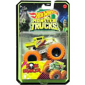 Hot Wheels: Monster Trucks Bone Shaker vozilo koje svijetli u mraku - Mattel