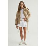 Trendyol Beige Oversize Wide Cut Belted Trench Coat kremasta
