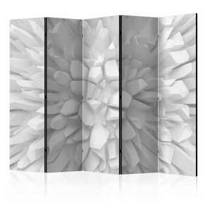 Paravan u 5 dijelova - White dahlia II [Room Dividers] 225x172