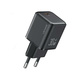 USAMS CC186TC01 wall charger 1xUSB-C 30W PD Fast Charging X-ron Series black
