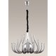 MAXLIGHT P0072 | CaliforniaM Maxlight luster svjetiljka 20x G4 krom, prozirno