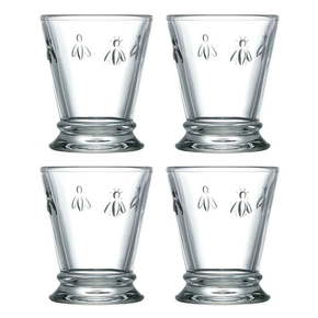 Set s 4 staklene čaše La Rochère Abeille Caresso