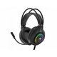Marvo H8325 RGB, žičane gaming slušalice, crne