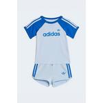 adidas Originals komplet za djecu od pamuka plava KD1057