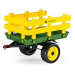 PEG PEREGO JD STAKE-SIDE TRAILER NEW
