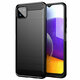 TPU Carbon Case maska za Samsung Galaxy A22 5G: crna