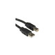 Roline USB2.0 kabel TIP A-B M/M, 0.8m, crni 11.02.8808-50