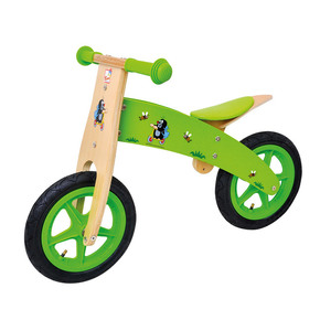 Mala krtica drveni bicikl na guranje