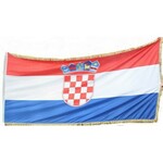 Zastava Republike Hrvatske 3x1,5 m, sa zlatnim resicama