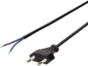 LogiLink struja priključni kabel [1x europski muški konektor - 1x slobodan kraj] 1.50 m crna