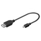 Sbox micro USB kabel / AF. 0.1m