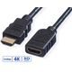 Roline VALUE HDMI produžni kabel sa mrežom, HDMI M - HDMI F, 5.0m