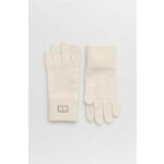 Ženske rukavice Tommy Jeans Tjw Cosy Knit Gloves AW0AW15481 Ivory YBI