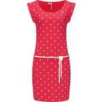 Ragwear Ljetna haljina 'Tag' klasično crvena / bijela