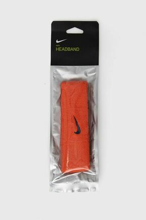 Traka Nike boja: narančasta - narančasta. Traka iz kolekcije Nike. Model izrađen od debele pletenine.
