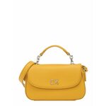 Torba Calvin Klein boja: zlatna - zlatna. Mala torbica iz kolekcije Calvin Klein. na kopčanje model izrađen od ekološke kože.