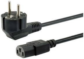 Equip 112121 Kabel za napajanje Crni 3 m Tip utikača F C13 spojnica Equip struja priključni kabel 3 m crna