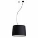 FARO 64314-56 | Conga Faro visilice svjetiljka 1x E27 crno mat, crno