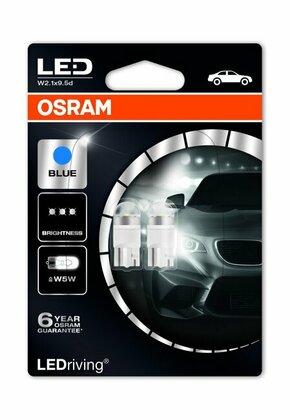 Osram LEDriving Premium SL W5W (T10) LED žaruljeOsram LEDriving Premium SL W5W (T10) LED bulbs - 12V - plava T10-PR6800-2