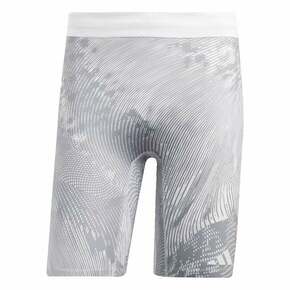 ADIDAS PERFORMANCE Sportske hlače 'Adizero Saturday' siva / bijela