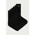 Nike - Sokne (6-pack) - crna. Duge sokne iz kolekcije Nike. Model izrađen od elastičnog, glatkog materijala. U setu šest para.