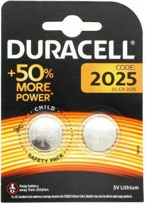 Baterija DURACELL Lithium CR2025 2/1