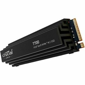 Crucial T700 4TB PCIe Gen5 NVMe M.2 SSD with heatsink