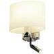 SLV KENKUA SPOT 1002855 LED zidna svjetiljka 40 W toplo bijela krom boja