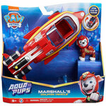 Paw Patrol - Aqua Pups: Vozilo koje se može preoblikovati s figurom Marshall - Spin Master