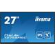 Iiyama ProLite T2755MSC-B1 monitor, IPS, 27", 16:9, 1920x1080, 60Hz, HDMI, Display port, USB, Touchscreen