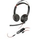 Poly Plantronics Blackwire 5220 Headset, Stereo, USB-C and 3.5mm, Unified Communication optimized