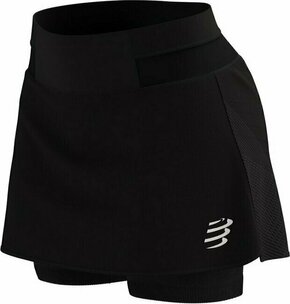 Compressport Performance Skirt W Black L Kratke hlače za trčanje