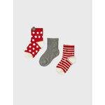 Set od 3 para dječjih visokih čarapa Mayoral 10271 Rojo 25