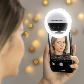 Punjivi svjetlosni prsten za selfie Instahoop InnovaGoods