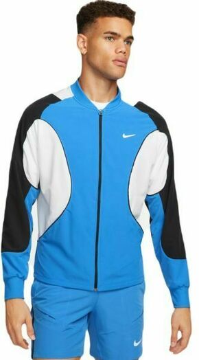 Muška sportski pulover Nike Court Dri-Fit Advantage Jacket - light photo blue/black/white/white
